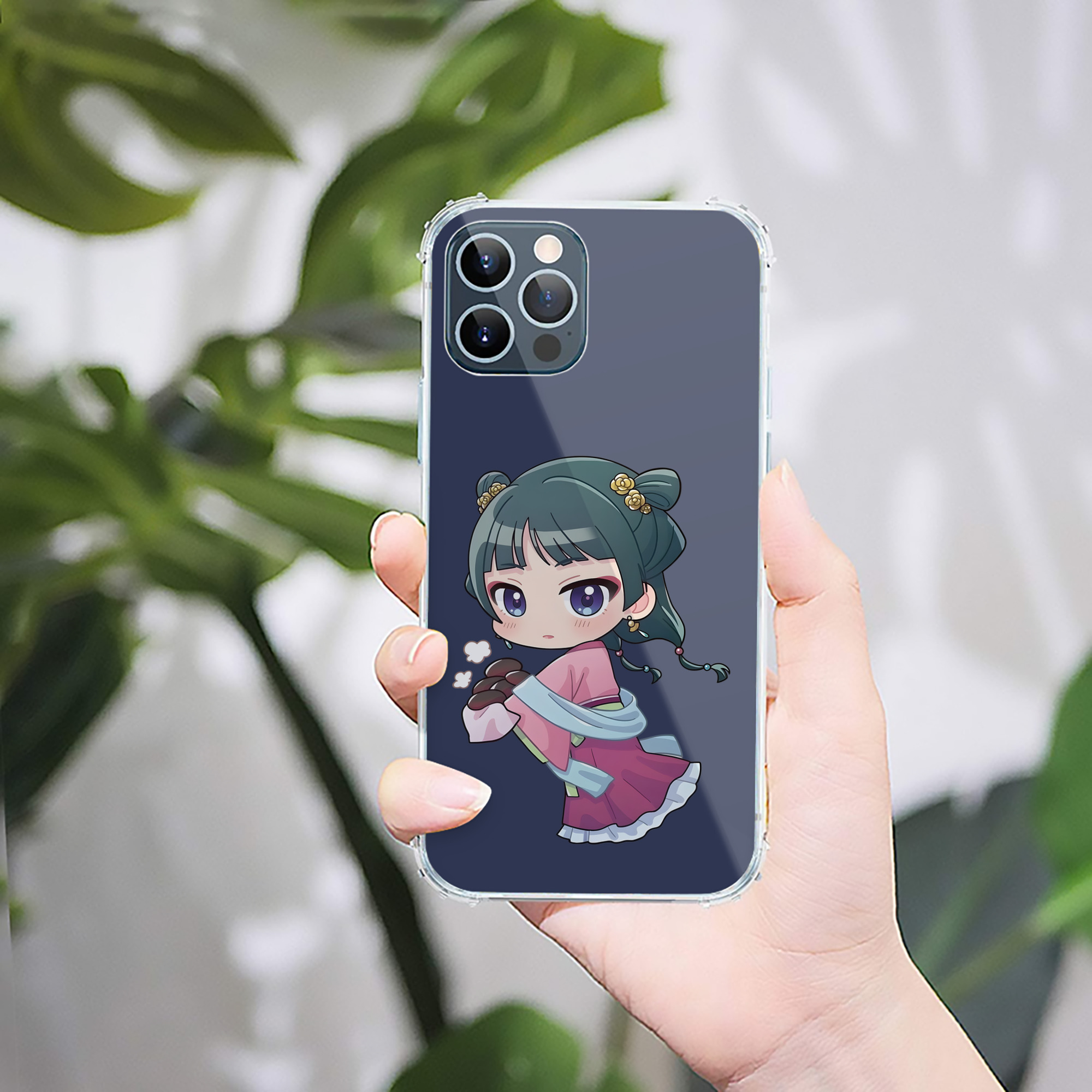 （画像用） 薬屋のひとりごと The Apothecary Diaries 【iPhone 12シリーズ対応】透明スマホケース（クリアソフトケース）